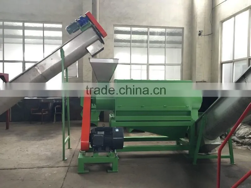 plastic PET bottle washing drying machine