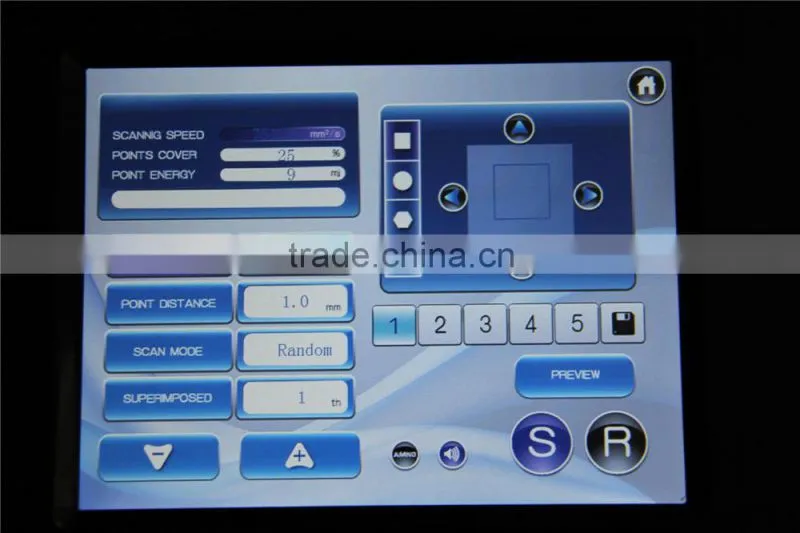 2016 new factory price fractional Co2 laser/ fractional co2 skin resurfacing machine without side effects and amazing treatment
