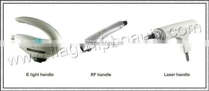 skin beauty 3 in 1 system equipment with e light nd yag laser rf