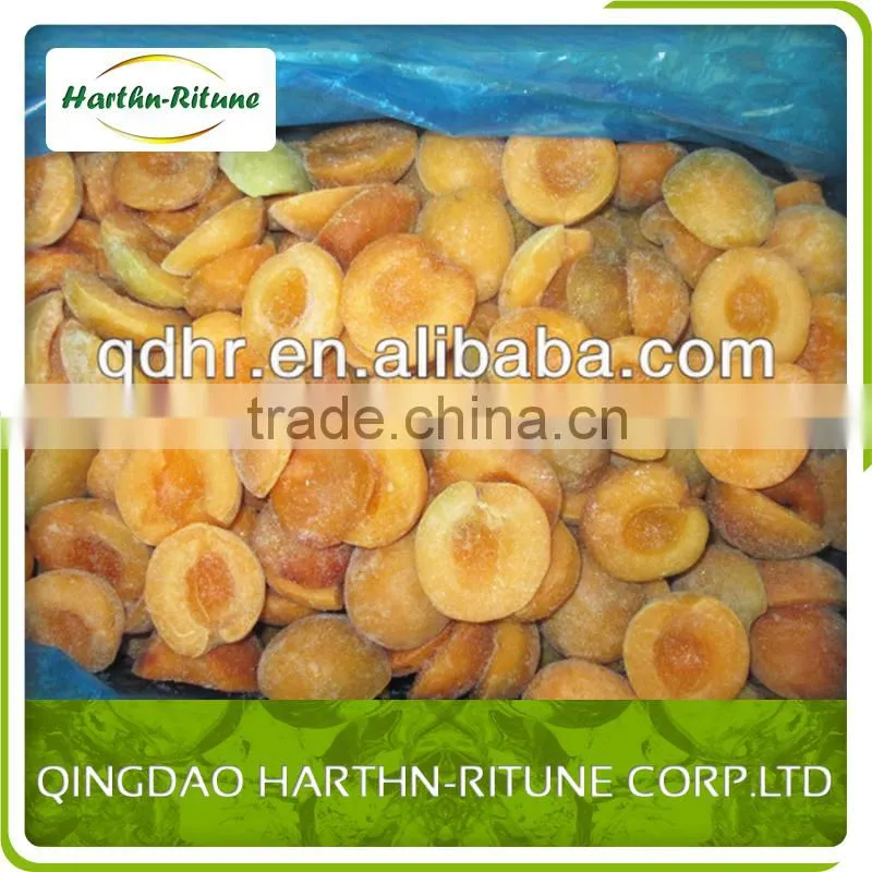 frozen apricot halves peeled and blanched