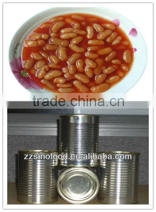 Tins Packing Canned White Kidney Beans Canned Food