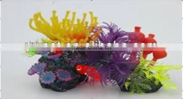 2013 New colorful Artificial resin coral ornament decoration aquarium