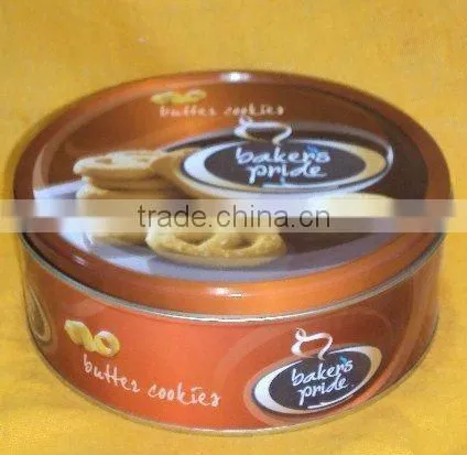 Cookie Container Tinplate Cans Printed