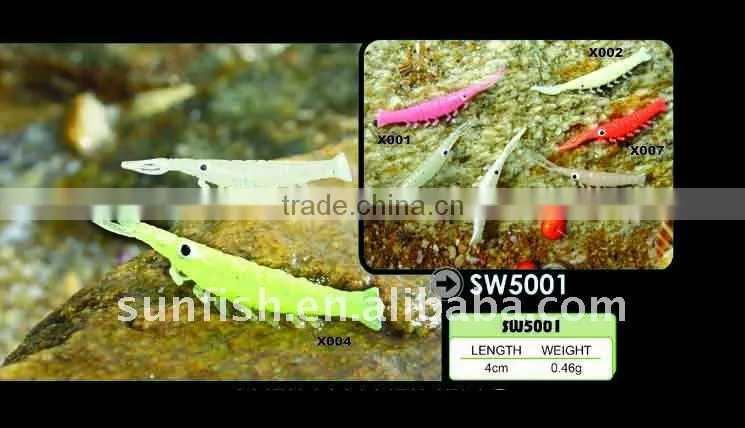 soft fishing lure with salt,freshwater soft lure G02