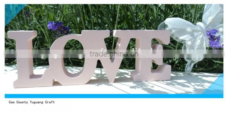 2015 hot sale top grade handmade finished wooden letters