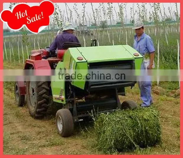 Round hay baler