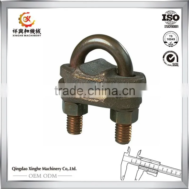 Customized M4 thread stainless steel U bolts galvanized threaded bolt