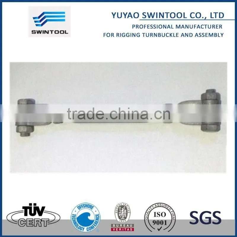 JAW JAW Turnbuckle CLOSED BODY DIN 1478 HOT GALVANIZED M24
