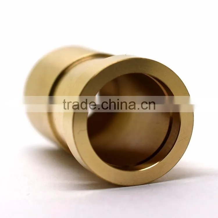 Customized high precision cnc turning machining brass tube/pipe