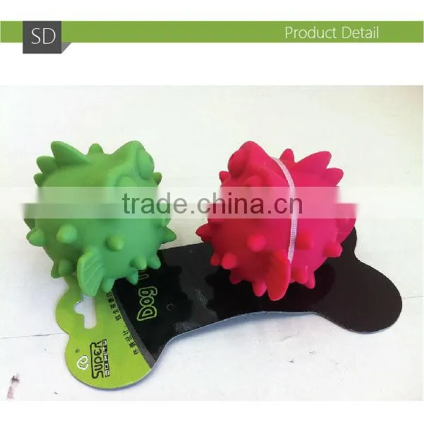 Fish Shape Rubber Dog Toys Ball