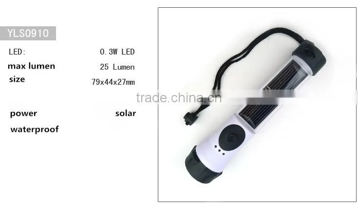 High Powerful Solar Flashlight