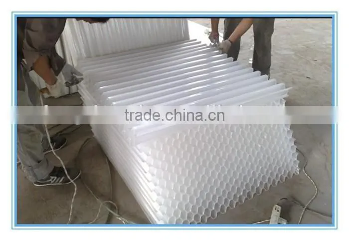 High quality hexagonal honeycomb packing/media for water treatment