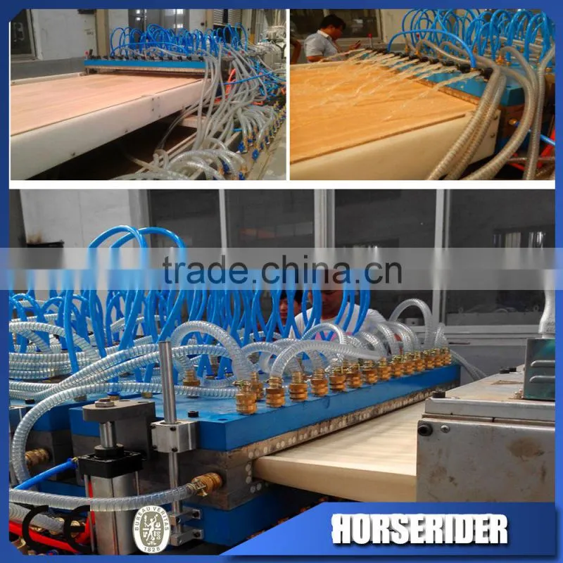 machine for producing wpc wall panels/co-extrustion wpc/wood mdf production line