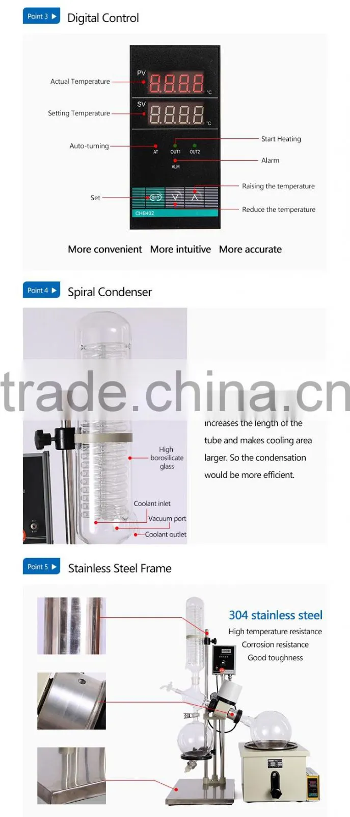 High Vacuum Rotary Falling Film Evaporator