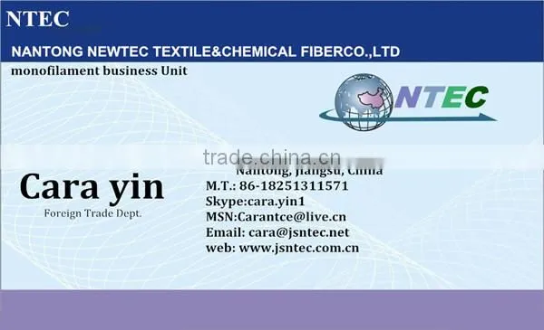 China Alibaba Supplier White Polyester Net/polyester wire