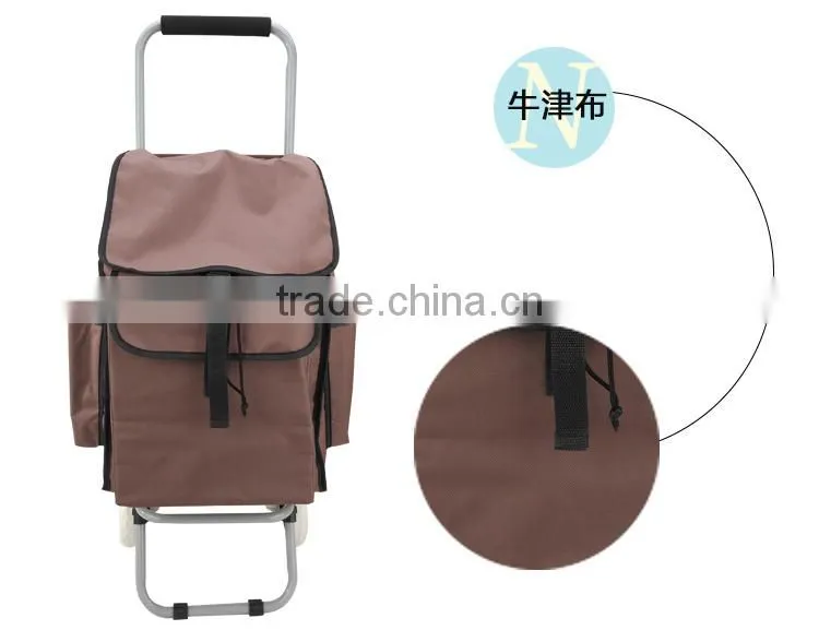 BAG00111 Trolley Shopping Bag with Chair/ Shopping Cart