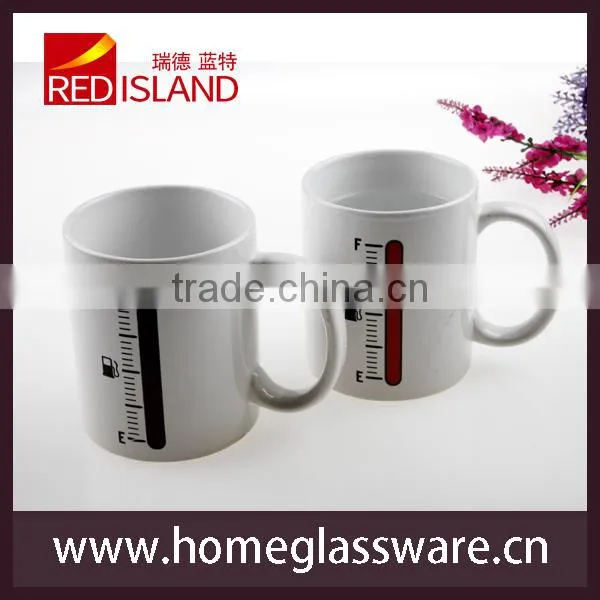 Thermometer Color Heat Sensitive Changing Mug Ceramics Cup