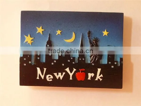 Resin Dubai fridge magnets for souvenir decor