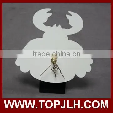 2017 Topjlh custom printed zodiac shaped wood craft clock