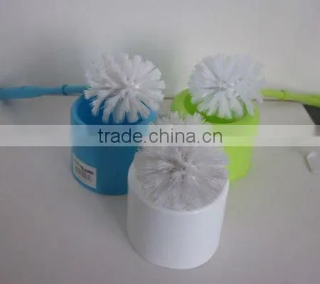 Plastic small & convenient Toilet brush holder with sky colour