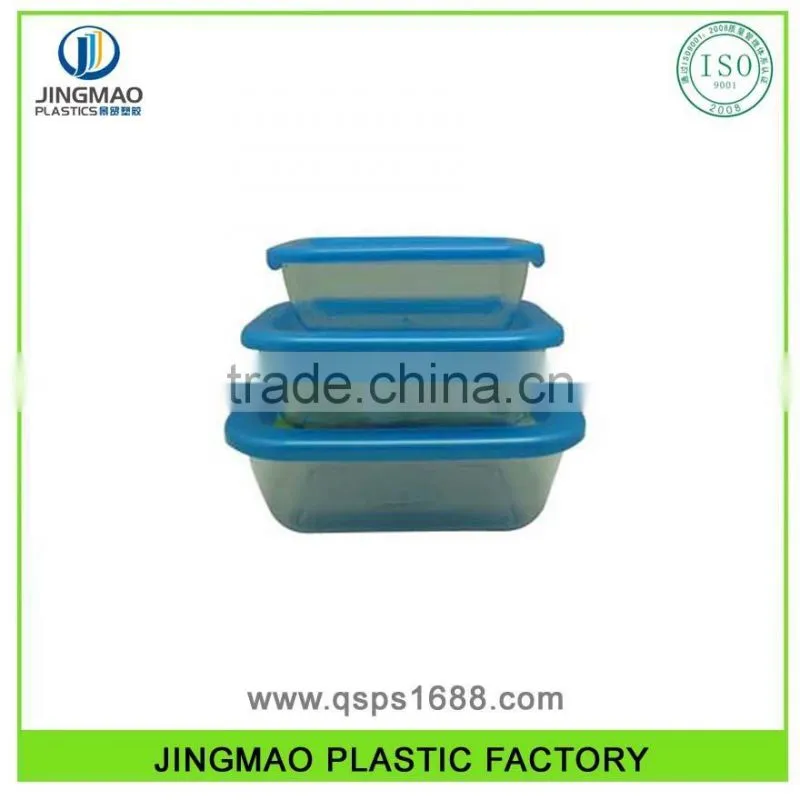 3PC Hard Plastic Food Serving Container Set