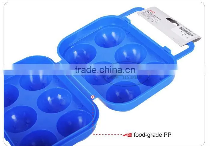 Plastic Camping 6 Egg Carrier