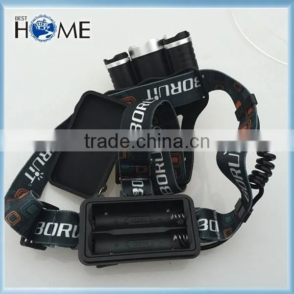 Adjustable Lamp Holder 6000 Lumen L2 LED Headlamp Waterproof 3 light 3 light led headlamp