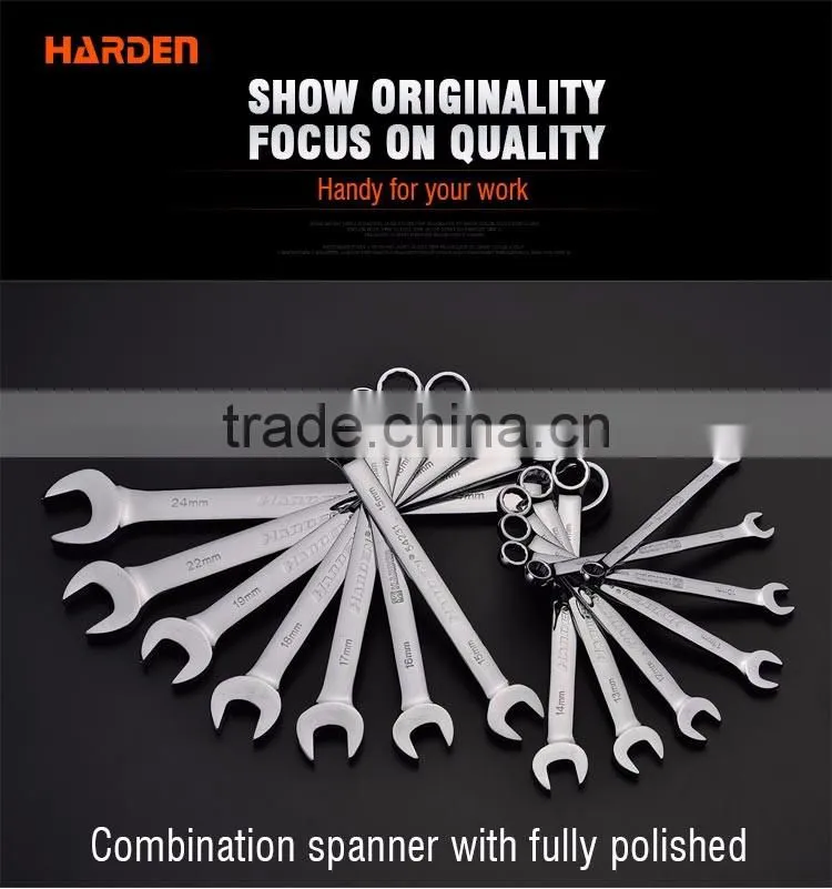 PROFESSIONAL 14PCS COMBINATION WRENCH SET SINGLE OPEN END SPANNER