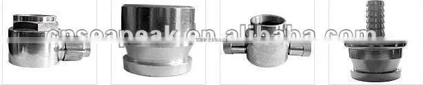 aluminum John morris male adaptor 2"