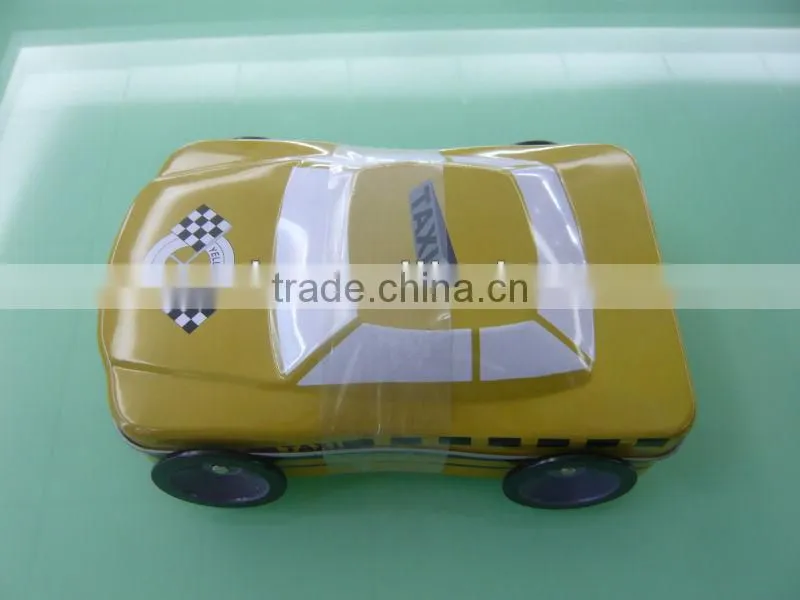 baby popular Gift tin toy carshaped can 216