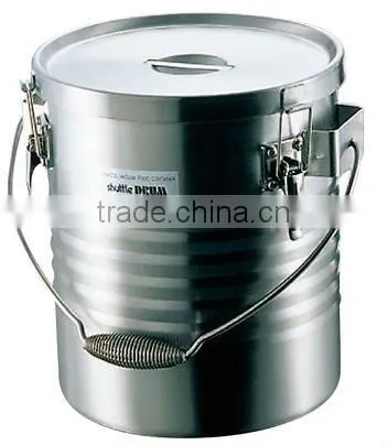 SUS304 high efficiency thermal insulation food can shuttle drum