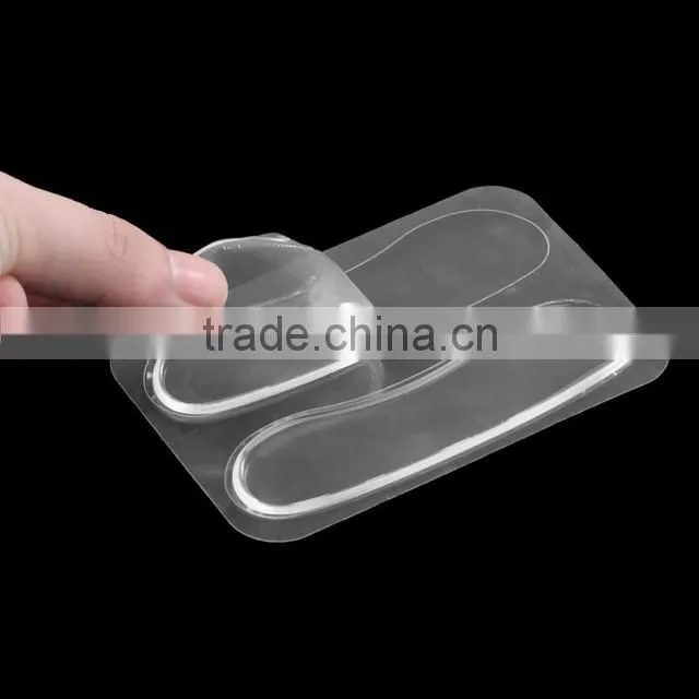 1 Pair Silicone Gel Pads Heel Cushion Foot Care Silicone Shoe Pads
