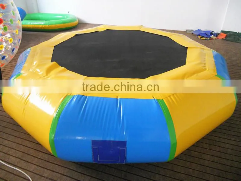 3m Diameter Inflatable Jumping Trampoline inflatable water trampolineFor Sale