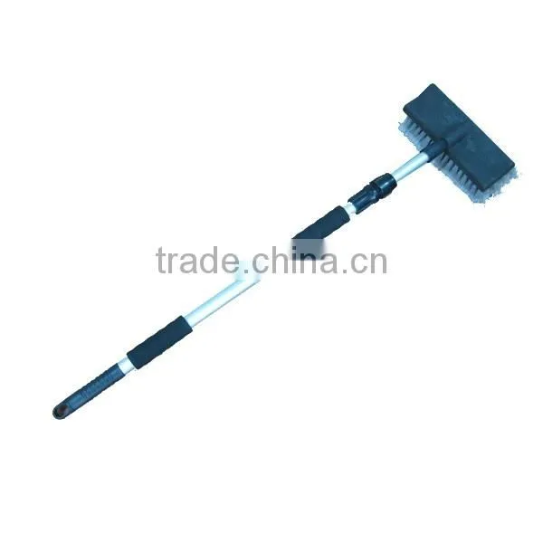 Long handle soft plastic brislte car cleaning automotive brush