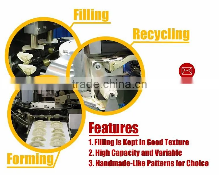 Anko Scale Making Filling Fried Gyoza Making Machine