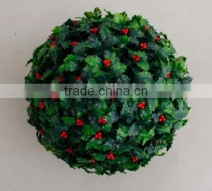 38CM Hot Decorative Artificial Topiary Grass Ball Boxwood Buxus Ball