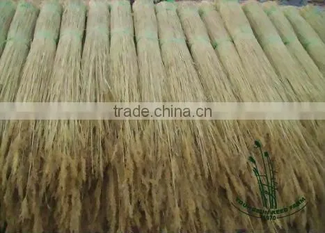 thatching reed bundles for roof