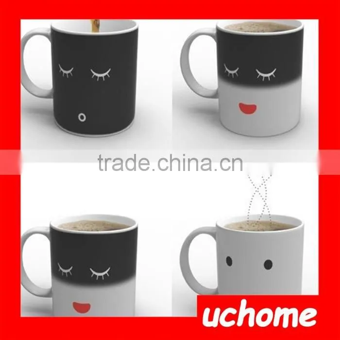 UCHOME Factory direct wholesale monday mug / magic color changing coffee mugs