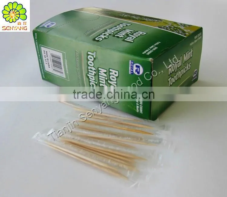 decorated disposable cocktail wooden umbrella toothpick