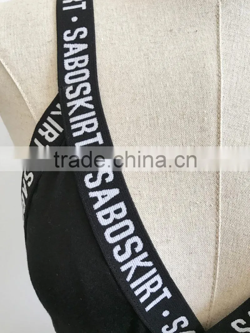 2017 new hot sexy mature bikini lady's swimwear with letter