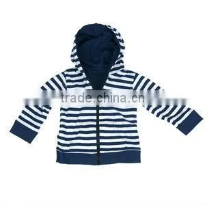 Plaid pure cotton thicken infant wear hooded baby coats