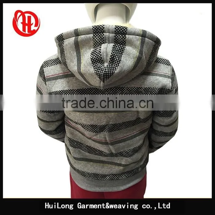 long sleeve winter polyester hoodies children sports suit