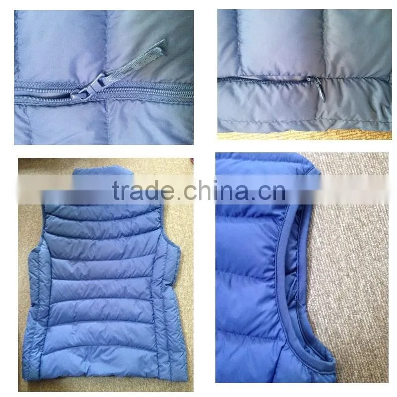 Stock women's winter vest high quality, wholesale warm vest, hot sell women's vest