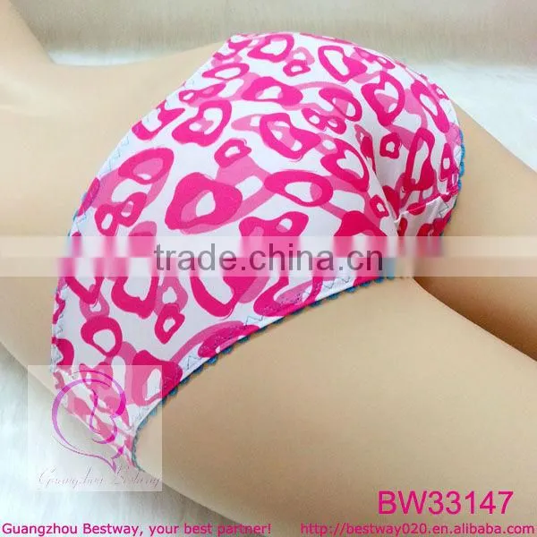 Girls wearing cute pink sweet heart panty