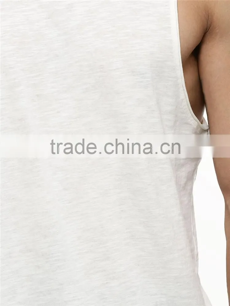 Factory direct plain white mens tank top shirt for sale