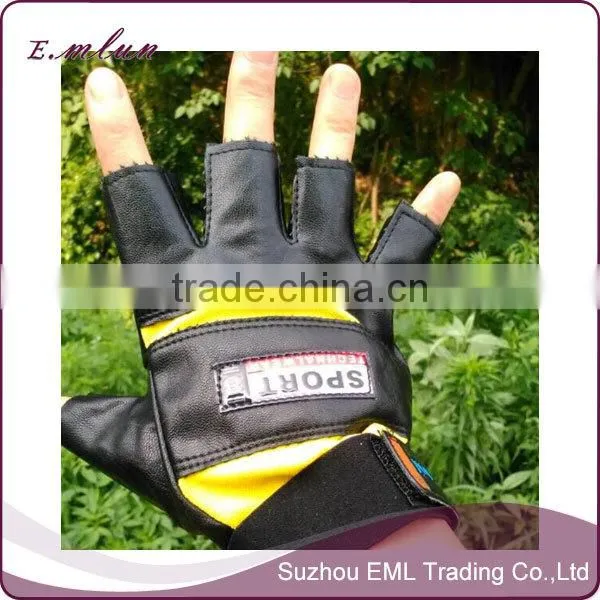 New outdoor sports protective gloves PU leather gloves ride bicycle gloves