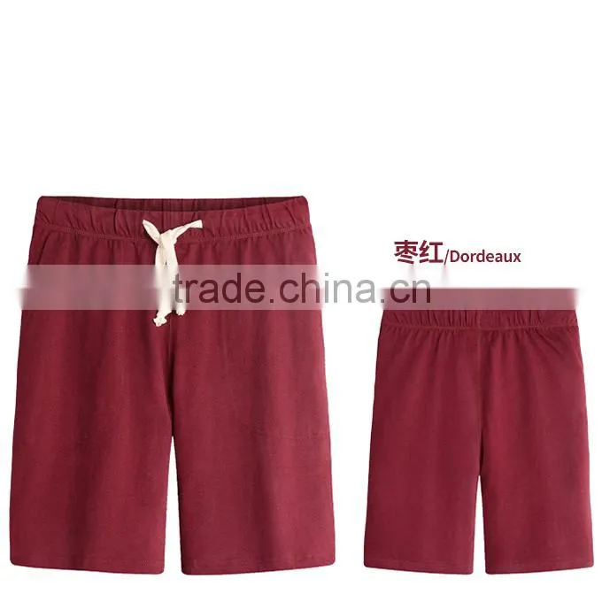 Hot Sale Man's Blank Short Pants 100%Combed Cotton Dry Fit Shorts