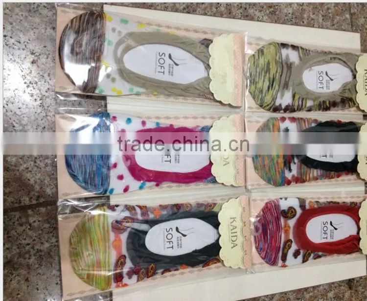 New Design Candy Colors Women Sock Antiskid Liner No Show Peds Invisible Low Cut Ice sock