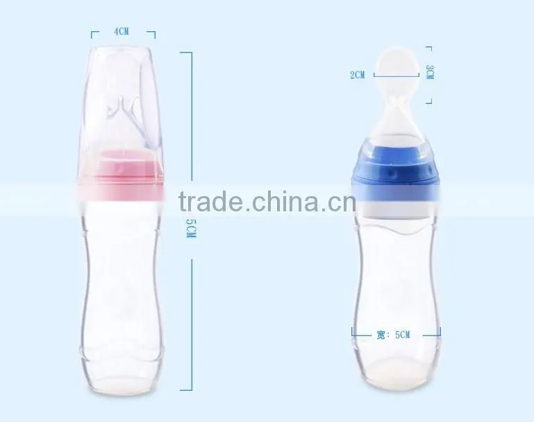 baby feeder feeding bottle/Baby Food Dispensing Spoon/baby food feeder