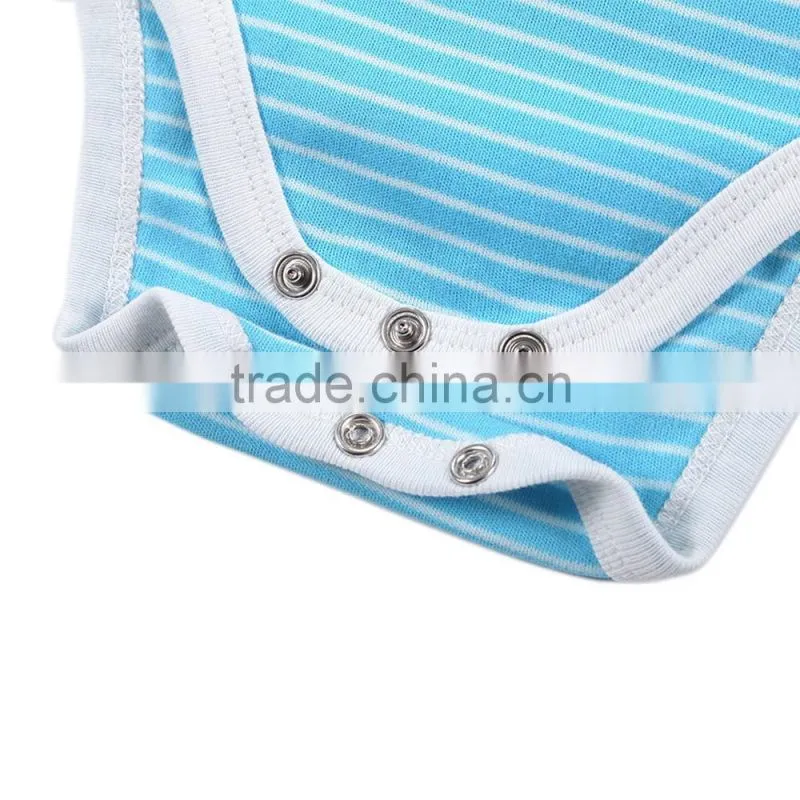 2017 summer new style cotton stripe baby jumper jumpsuits one-piece garment